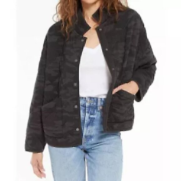 Z Supply Quilted Women's Camo Jacket since XSmall - Picture 1 of 4